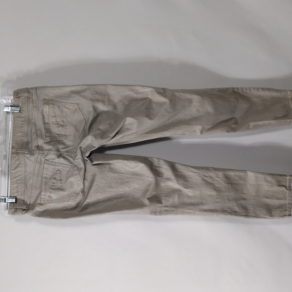EUC Seven7 Tan Metallic Skinny jeans size 4 - Picture 5 of 15